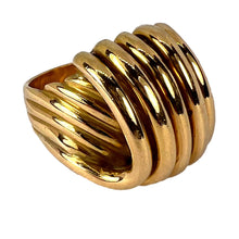 Load image into Gallery viewer, French Retro 18K Yellow Gold ‘Spring’ Ring