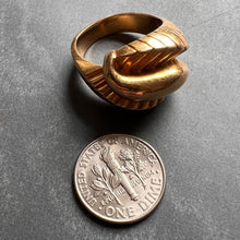 Load image into Gallery viewer, French Retro 18K Yellow Gold Ring