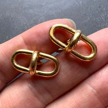 Load image into Gallery viewer, 18K Yellow Gold Marine Chain Link Cufflinks