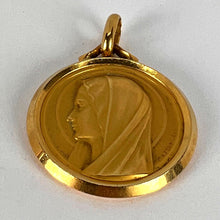 Load image into Gallery viewer, French Augis Mazzoni Virgin Mary 18K Yellow Gold Pendant