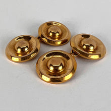 Load image into Gallery viewer, French 18 Karat Yellow Gold Disc Cufflinks