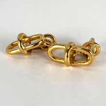 Load image into Gallery viewer, 18K Yellow Gold Marine Chain Link Cufflinks