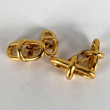 Load image into Gallery viewer, 18K Yellow Gold Marine Chain Link Cufflinks