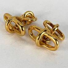 Load image into Gallery viewer, 18K Yellow Gold Marine Chain Link Cufflinks