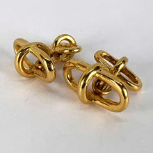 Load image into Gallery viewer, 18K Yellow Gold Marine Chain Link Cufflinks