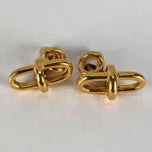Load image into Gallery viewer, 18K Yellow Gold Marine Chain Link Cufflinks
