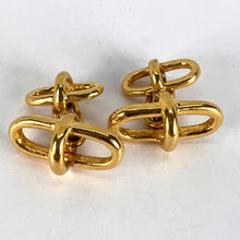 Load image into Gallery viewer, 18K Yellow Gold Marine Chain Link Cufflinks