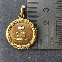 Load image into Gallery viewer, Augis French Plus Qu’Hier 18K Yellow Gold Love Charm Pendant