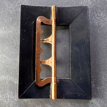 Load image into Gallery viewer, French Tissot 18K Yellow Gold Damascene Steel Belt Buckle