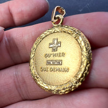 Load image into Gallery viewer, Augis French Plus Qu’Hier 18K Yellow Gold Love Charm Pendant