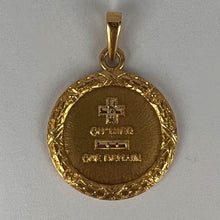 Load image into Gallery viewer, Augis French Plus Qu’Hier 18K Yellow Gold Love Charm Pendant