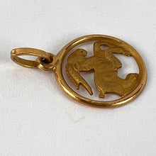 Load image into Gallery viewer, Aries Zodiac 18K Yellow Gold Charm Pendant