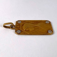 Load image into Gallery viewer, French Virgin Mary 18K Yellow White Gold Charm Pendant