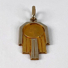 Load image into Gallery viewer, French Virgin Mary 18K Yellow White Gold Charm Pendant