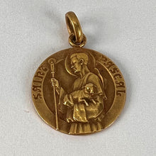 Load image into Gallery viewer, French Saint Pascal 18K Yellow Gold Charm Pendant
