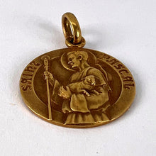 Load image into Gallery viewer, French Saint Pascal 18K Yellow Gold Charm Pendant