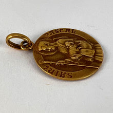 Load image into Gallery viewer, French Saint Pascal 18K Yellow Gold Charm Pendant