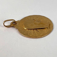Load image into Gallery viewer, French Virgin Mary 18K Yellow Gold Charm Pendant