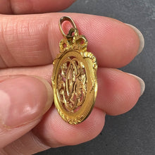 Load image into Gallery viewer, French 18K Yellow Gold Monogram Charm Pendant