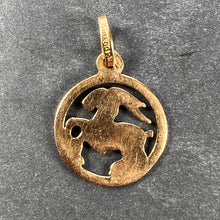Load image into Gallery viewer, Aries Zodiac 18K Yellow Gold Charm Pendant