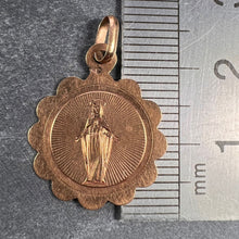 Load image into Gallery viewer, French Virgin Mary 18K Rose Gold Charm Pendant