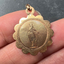 Load image into Gallery viewer, French Virgin Mary 18K Rose Gold Charm Pendant