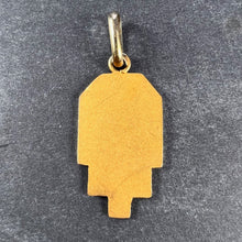 Load image into Gallery viewer, French Virgin Mary 18K Yellow White Gold Charm Pendant