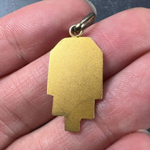 Load image into Gallery viewer, French Virgin Mary 18K Yellow White Gold Charm Pendant