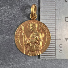 Load image into Gallery viewer, French Saint Pascal 18K Yellow Gold Charm Pendant