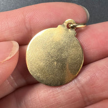 Load image into Gallery viewer, French Virgin Mary 18K Yellow Gold Charm Pendant