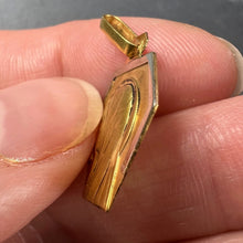 Load image into Gallery viewer, French Virgin Mary 18K Yellow White Gold Charm Pendant