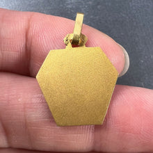 Load image into Gallery viewer, French Virgin Mary 18K Yellow White Gold Charm Pendant