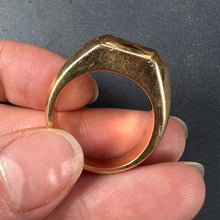 Load image into Gallery viewer, French Citrine 18 Karat Yellow Gold Tank Ring