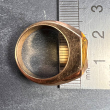 Load image into Gallery viewer, French Citrine 18 Karat Yellow Gold Tank Ring