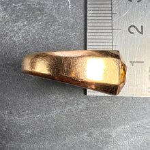 Load image into Gallery viewer, French Citrine 18 Karat Yellow Gold Tank Ring