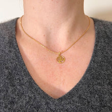 Load image into Gallery viewer, Aries Zodiac 18K Yellow Gold Charm Pendant