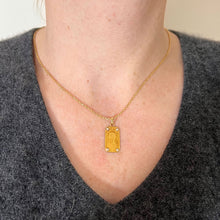 Load image into Gallery viewer, French Virgin Mary 18K Yellow White Gold Charm Pendant