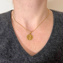 Load image into Gallery viewer, French Saint Pascal 18K Yellow Gold Charm Pendant