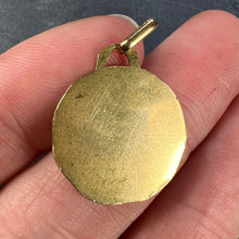 Load image into Gallery viewer, French Perroud Virgin Mary 18K Yellow Gold Charm Pendant