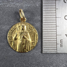 Load image into Gallery viewer, French Saint Oda 18K Yellow Gold Charm Pendant