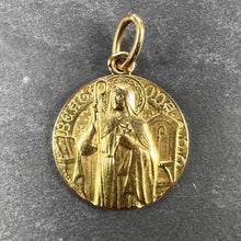 Load image into Gallery viewer, French Saint Oda 18K Yellow Gold Charm Pendant