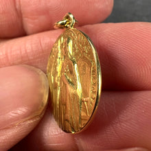 Load image into Gallery viewer, French Saint Oda 18K Yellow Gold Charm Pendant