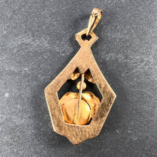 Load image into Gallery viewer, French Rose 18K Yellow Gold Pearl Charm Pendant