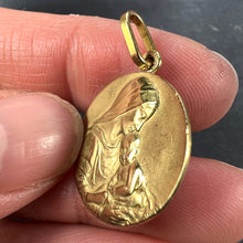 Load image into Gallery viewer, French Sellier Madonna and Child 18K Yellow Gold Charm Pendant