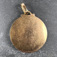 Load image into Gallery viewer, French Saint Christopher 18K Yellow Gold Charm Pendant