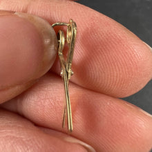 Load image into Gallery viewer, 18K Yellow Gold Scissors Charm Pendant