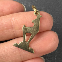 Load image into Gallery viewer, Deer 14K Yellow Gold Charm Pendant