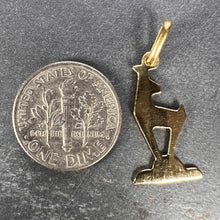 Load image into Gallery viewer, Deer 14K Yellow Gold Charm Pendant