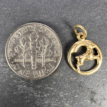 Load image into Gallery viewer, Capricorn Zodiac Goat 14K Gold Charm Pendant
