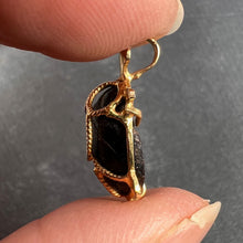 Load image into Gallery viewer, 18K Yellow Gold Wood Turtle Tortoise Charm Pendant